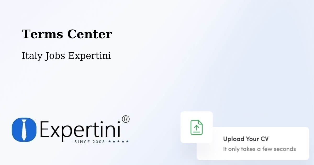 Terms of Service – Vivaro - Italy Jobs Expertini
